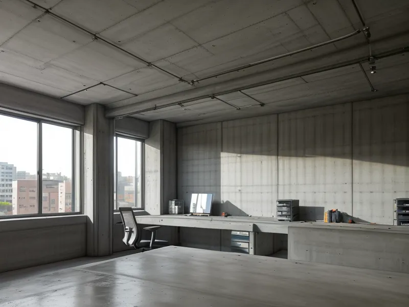 Liasse de plans d'exécution béton terminés et rangés sur un bureau