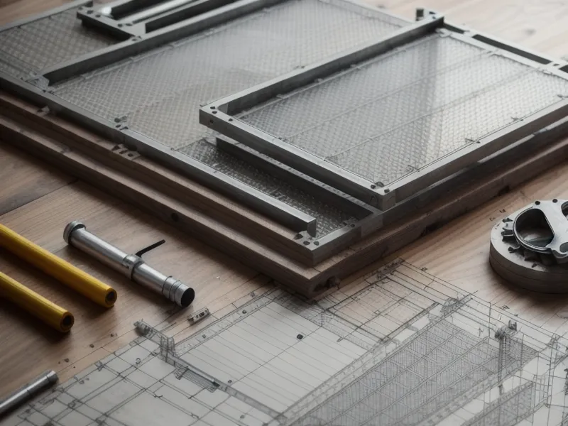 Plan de ferraillage papier avec nomenclature d'armatures détaillée