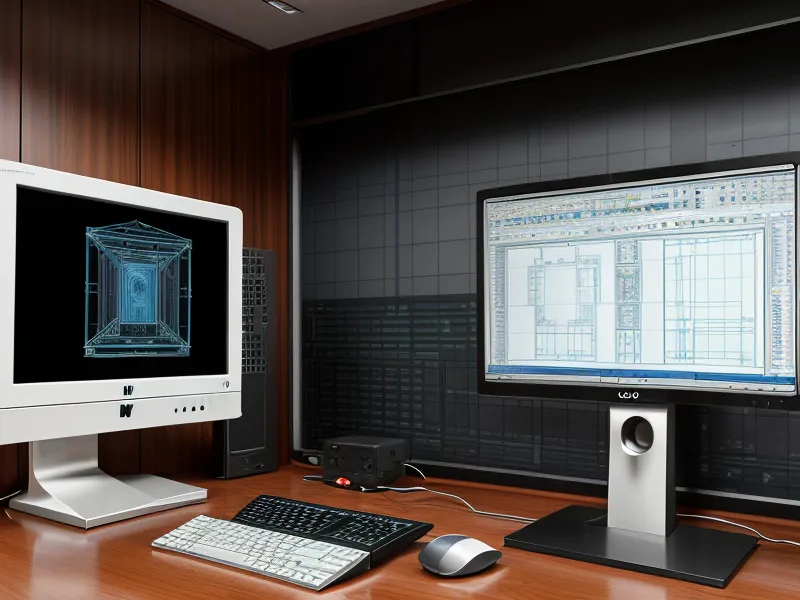 Détail de la gestion des calques VRD et réseaux sur un écran AutoCAD